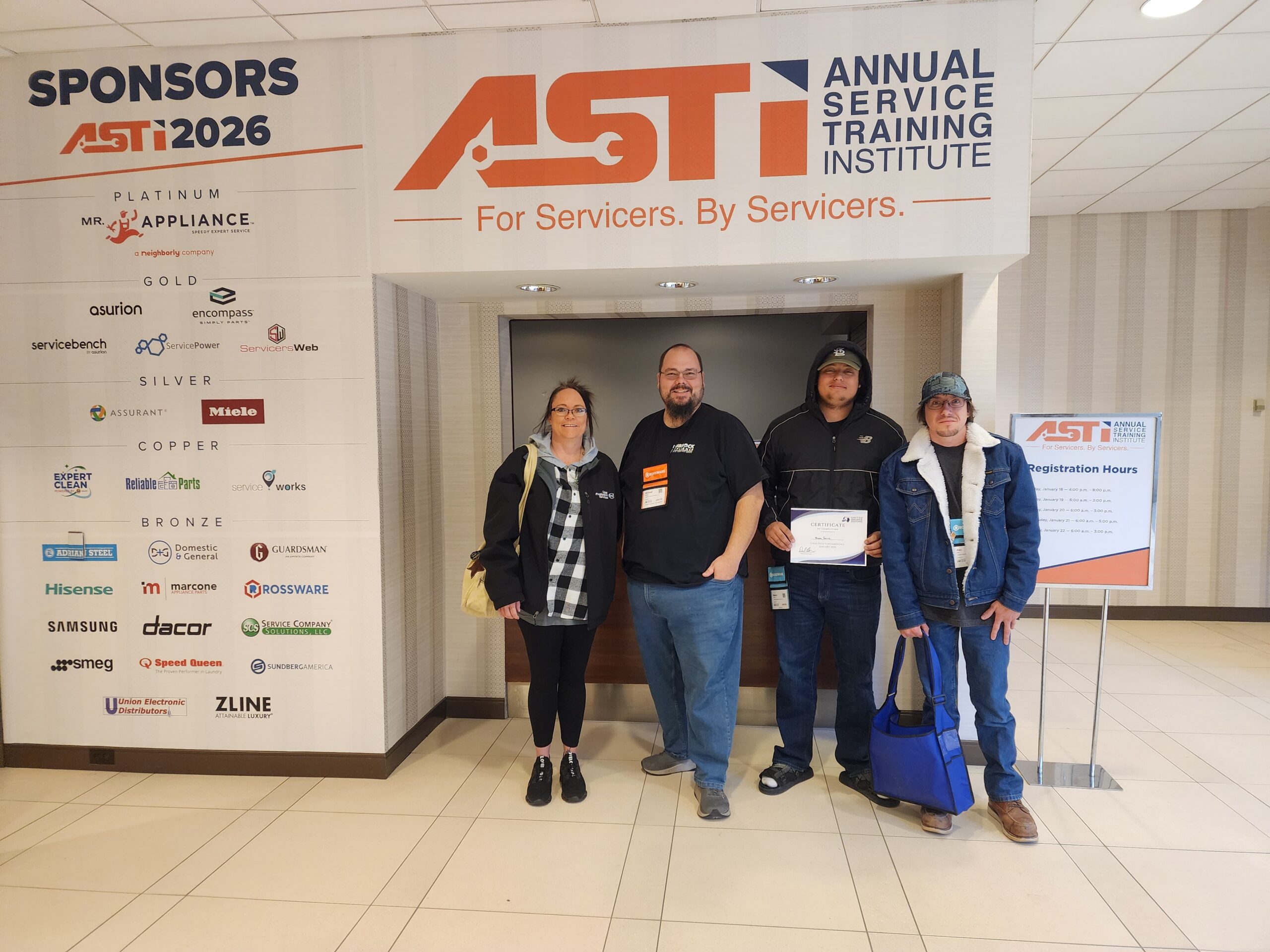 Lubbock Appliance Repair team at ASTI appliance service training